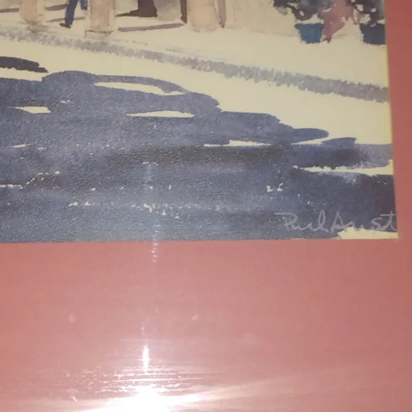 Pair of Phil Austin signed prints
